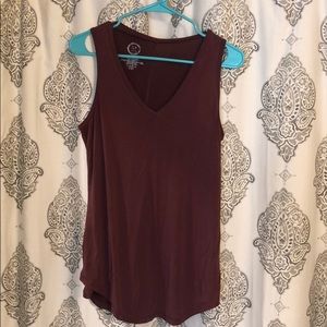 Maurices off red/purple tank top